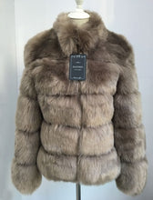 Load image into Gallery viewer, ZADORIN 2019 New Winter Coat Women Faux Fox Fur Coat Plus Size Women Stand Collar Long Sleeve Faux Fur Jacket Fur gilet fourrure