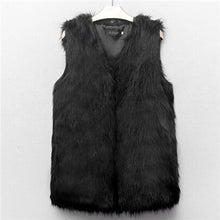 Load image into Gallery viewer, INDJXND Fashion Winter Faux Fur Waistcoat Women Vest Women&#39;s Coat Artificial Furs Jacket Gilet Veste Fourrure Femme Warm Outwear